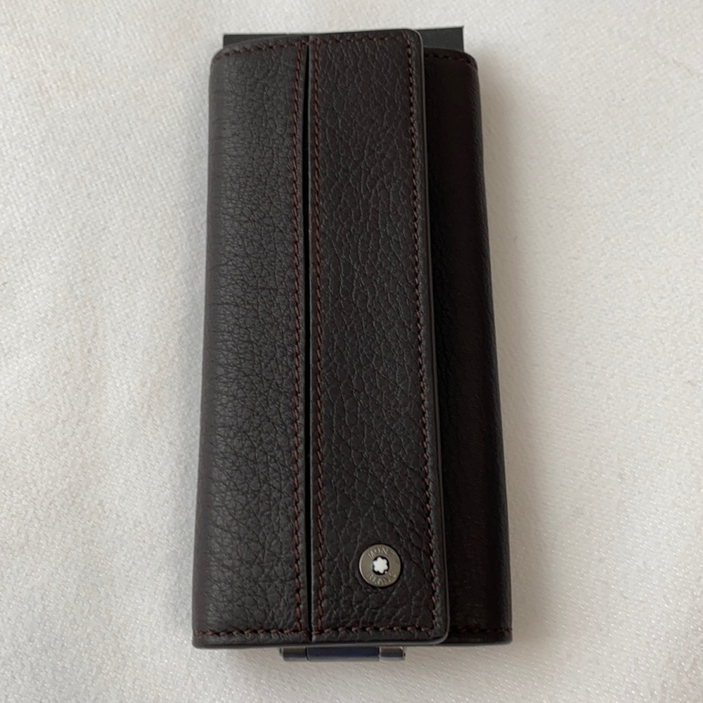 Montblanc deerskin Key Case w/Valet Ring, Large. Perfect, brand-new condition.